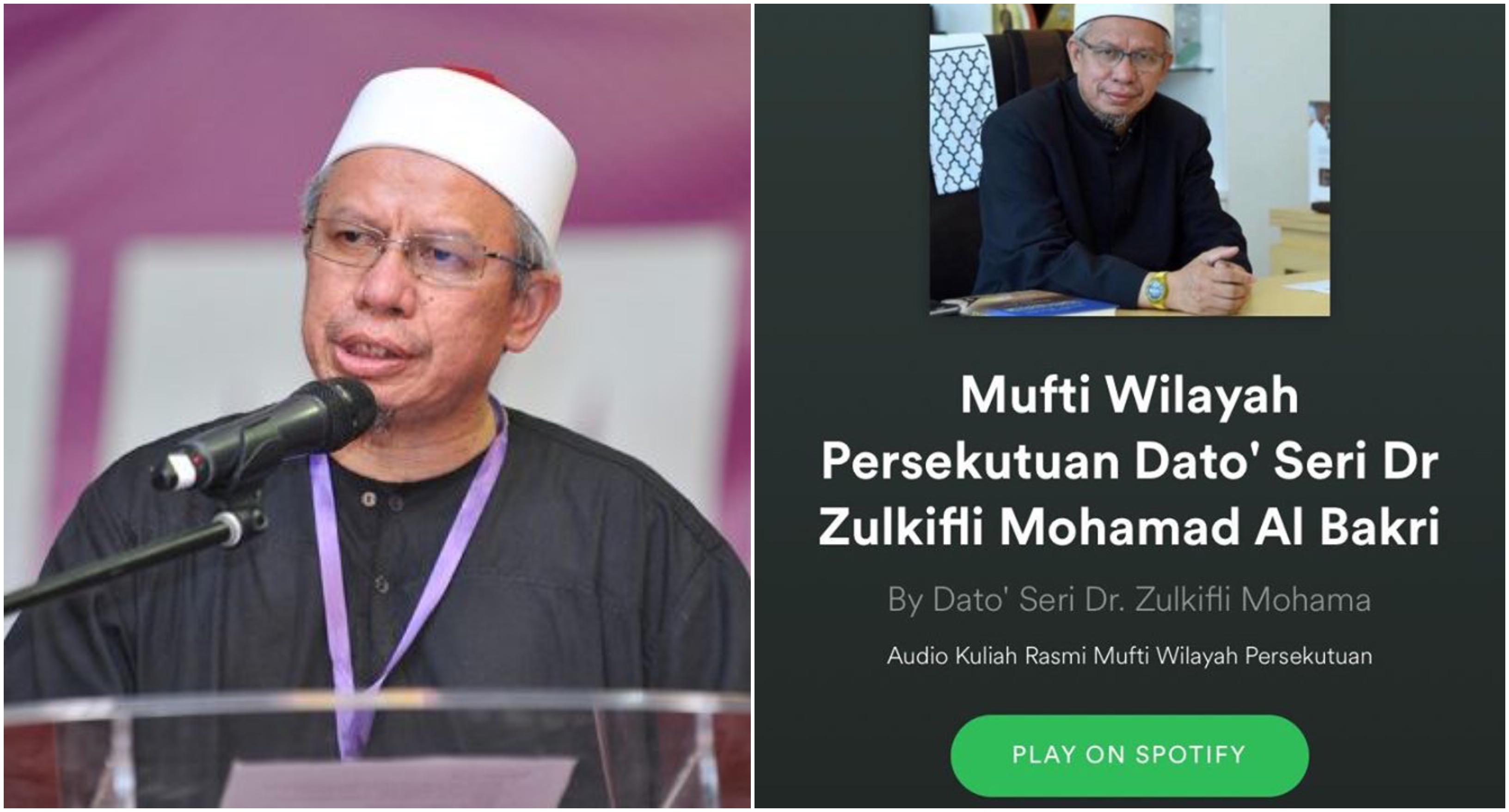 Sekarang Dah Boleh Layan Kuliah Rasmi Mufti Wilayah Di Spotify