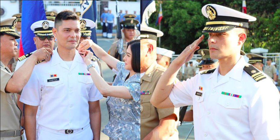 [FOTO] Pelakon Kacak Dindong Dantes Dilantik Barisan Askar Tentera Laut Filipina, Tahniah!