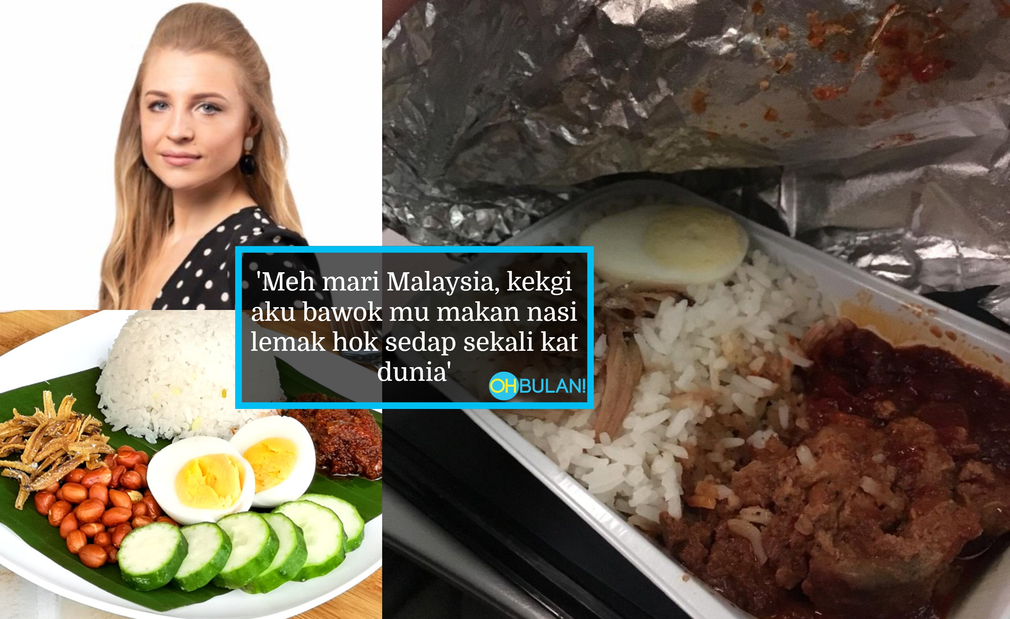 Tak Puas Hati Hidangan Nasi Lemak Dalam Flight, Wartawan UK Kena ‘Sekolah’ Dengan Rakyat Malaysia