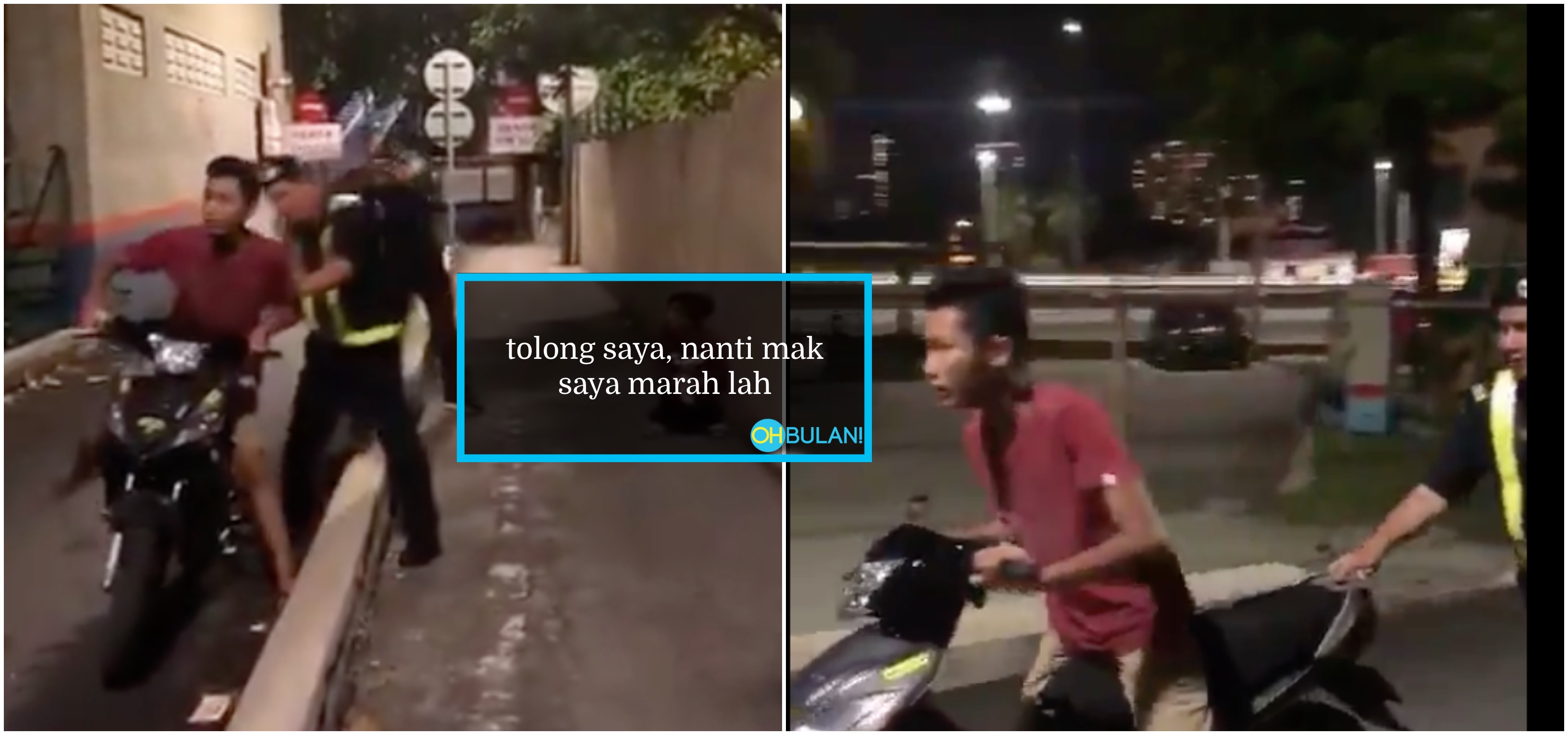 [VIDEO] Remaja Ditahan JPJ Merayu Dilepaskan Takut Mak Marah