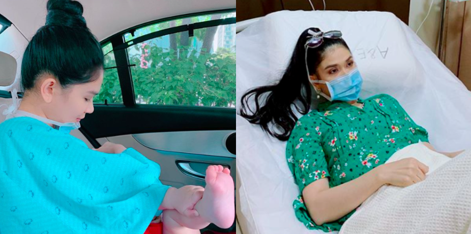 Dimasukkan Ke Wad Selepas Terjatuh, Anzalna Nasir Lepas Rindu Jumpa Anak Dalam Kereta