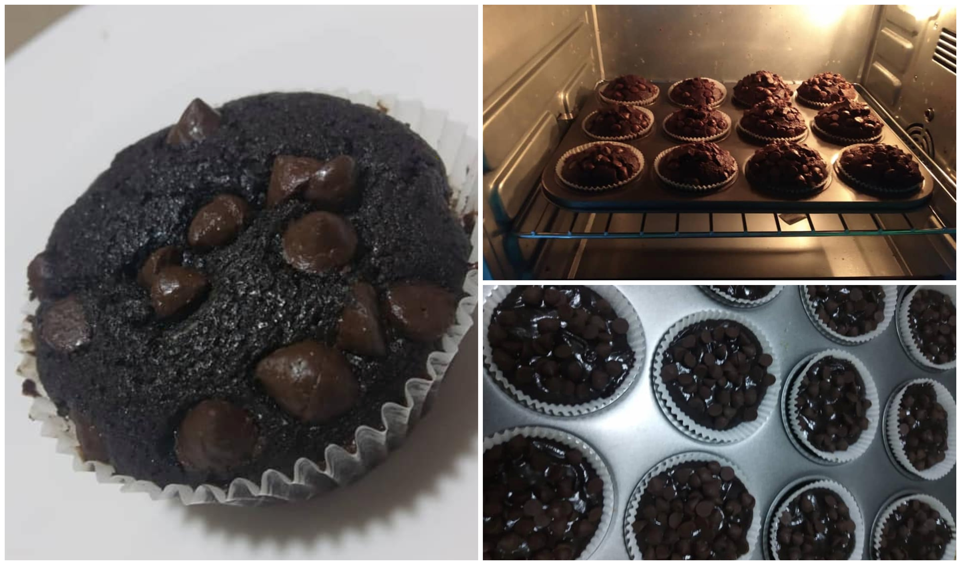 Resipi Muffin Larva Coklat Cadbury Tak Perlu Mixer Pun!