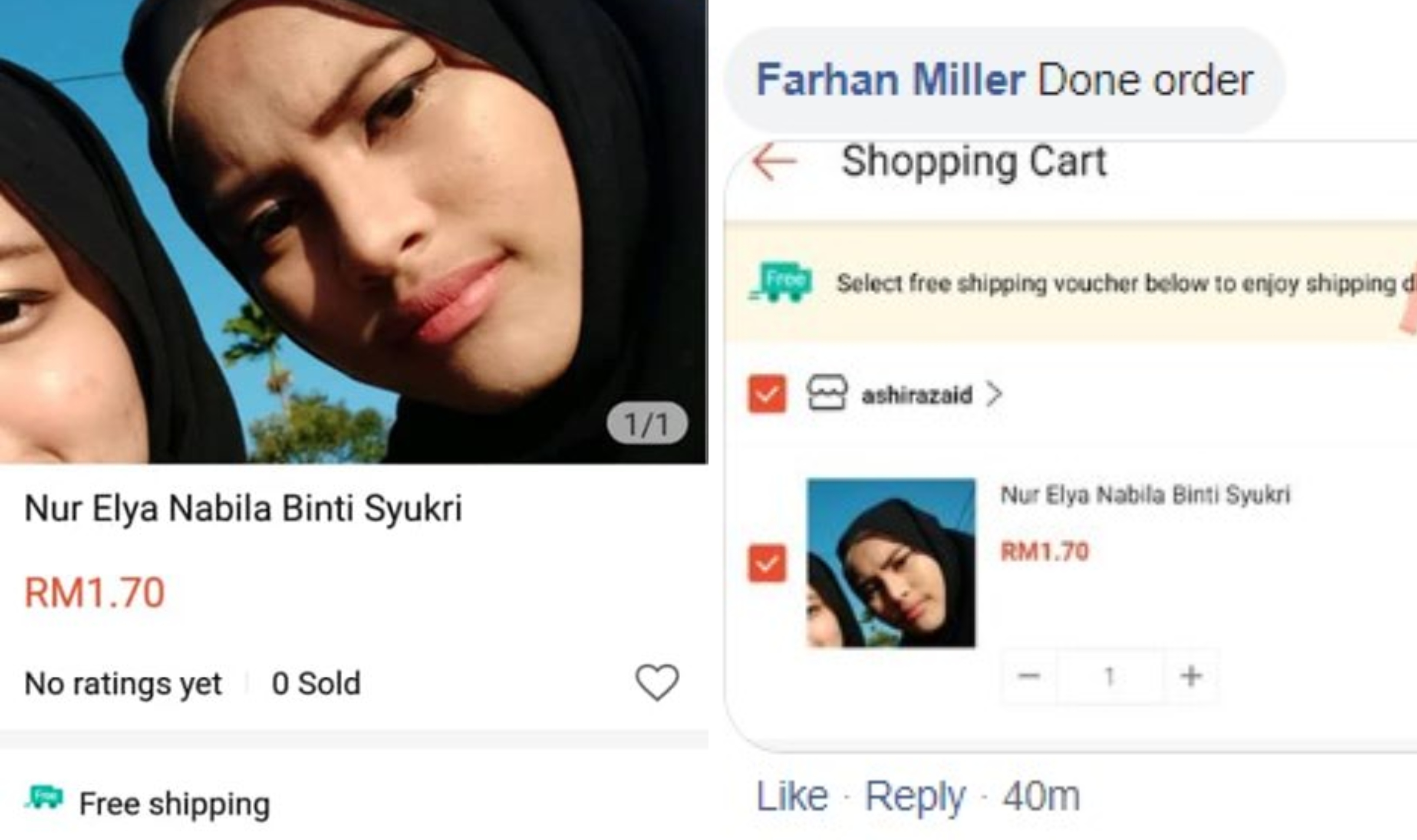 ‘Iklankan’ Rakan Cari Jodoh Di Shopee Serendah RM1.70 Siap Free Postage
