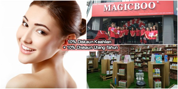 Magicboo Tawar Diskaun Untuk Ahli Sehingga 70% Bagi Produk Kecantikan, Rambut & Kulit Wajah Dari Luar Negara.