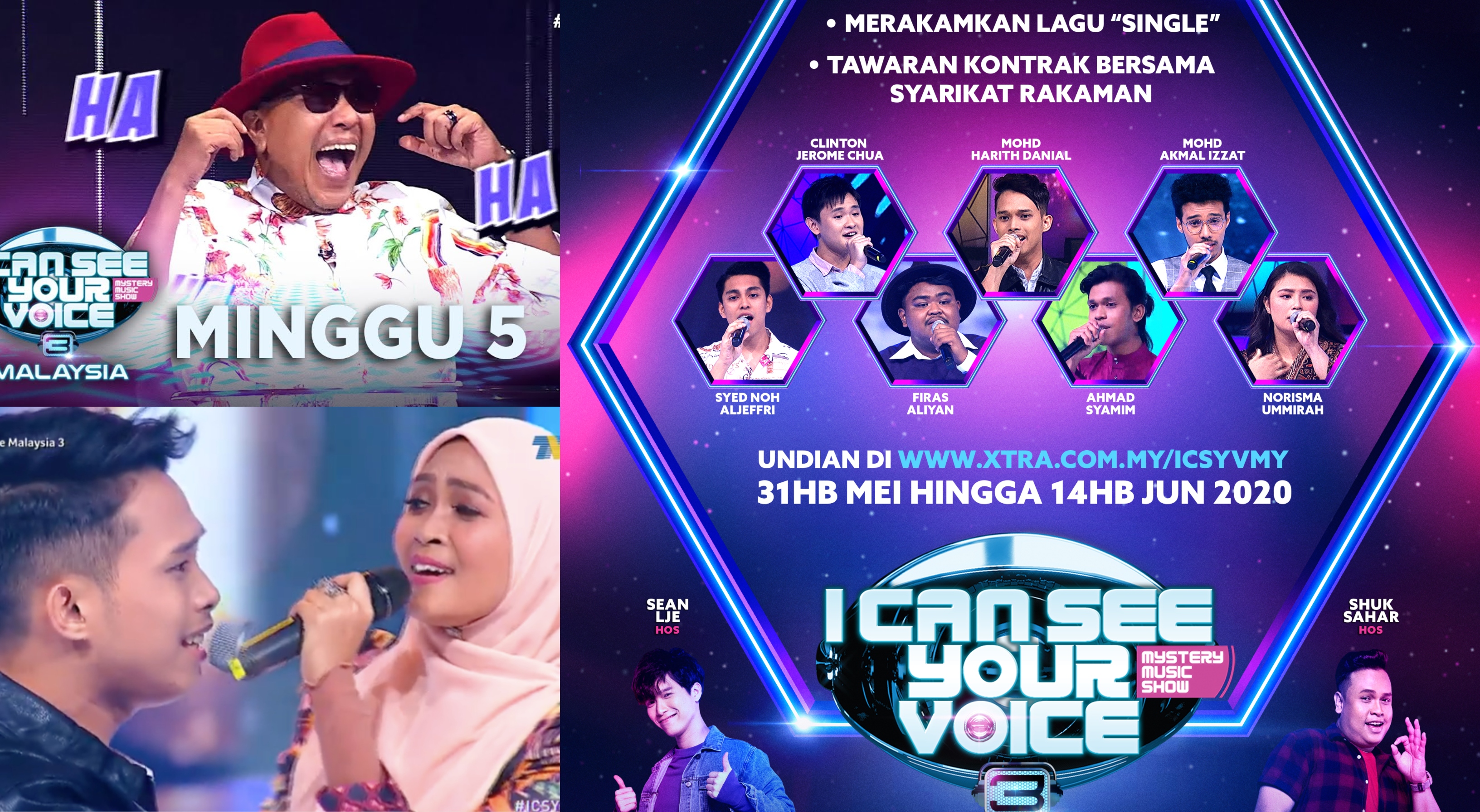 Masa Untuk Undi Penyanyi Sebenar Paling Best Di I Can See Your Voice Malaysia Sekarang!