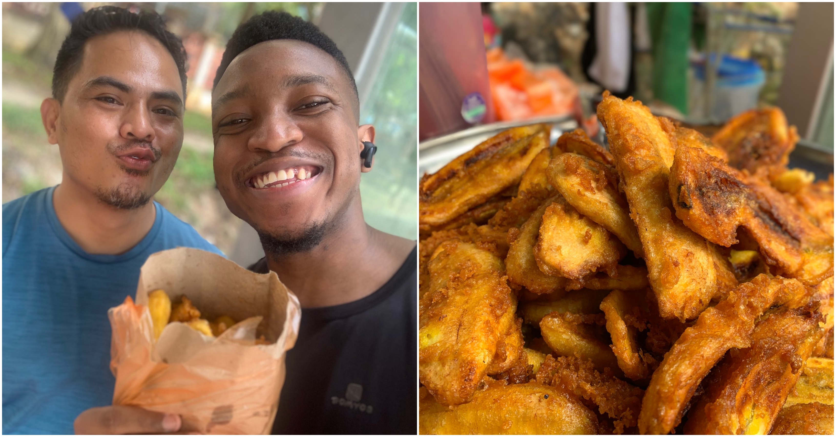 Lelaki Nigeria Ini Mengaku ‘Ketagih’ Pisang Goreng Di Malaysia, Makan Setiap Hari!