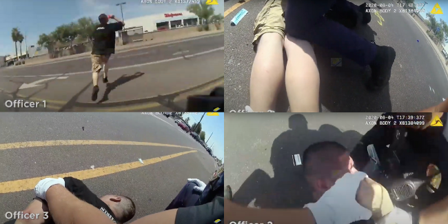 [VIDEO] Lelaki Disahkan Mati Selepas Muka Dihenyak Atas Jalan Oleh Polis