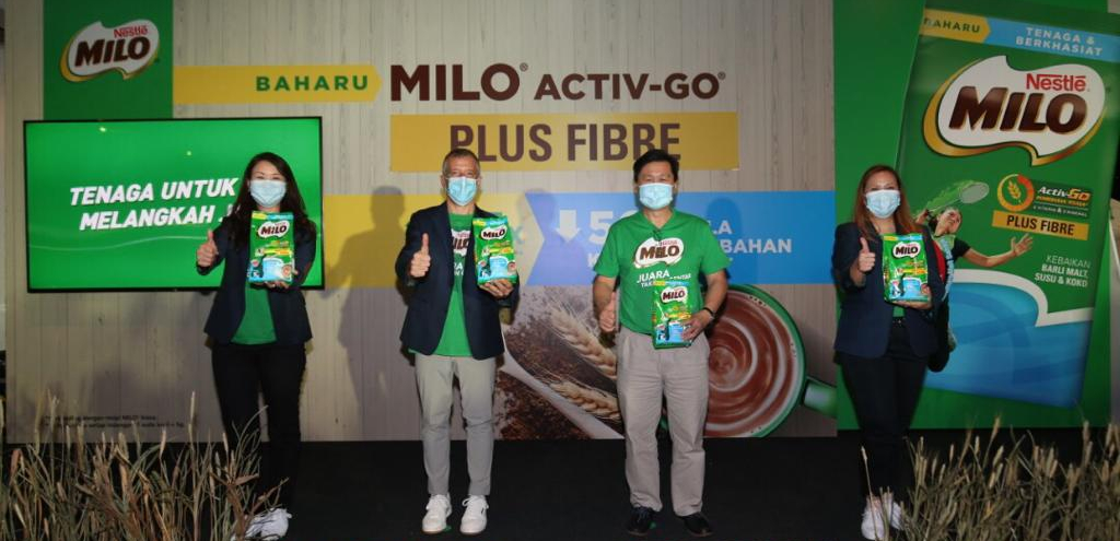 MILO® Perkenal MILO® Activ-Go Plus Fibre Baharu Yang Lebih Serat & Kurang Gula Tambahan