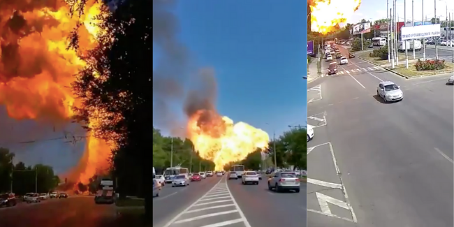 [VIDEO] Tangki Gas Meletup, Api Marak Hingga Ke Langit!
