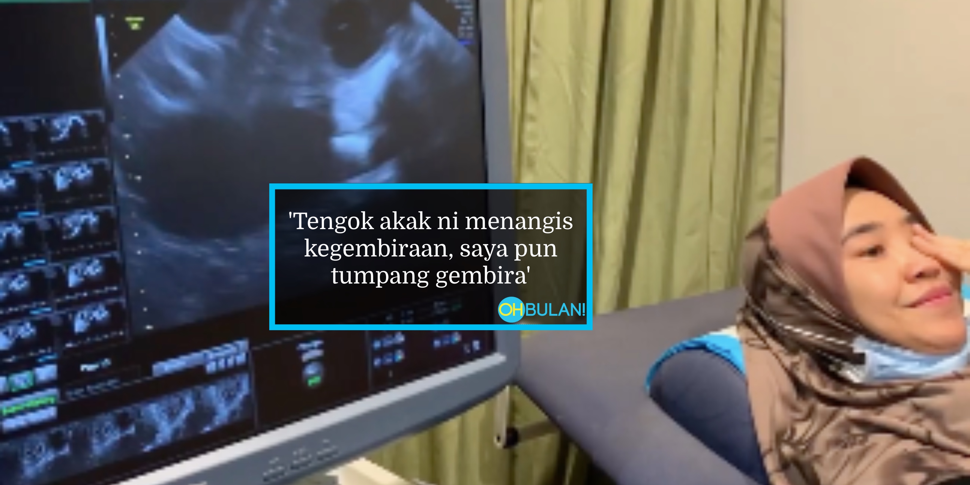 [VIDEO] Penantian 6 Tahun Berakhir, Wanita Hamil Kembar 3 Sebak Dengar Degupan Jantung Bayi