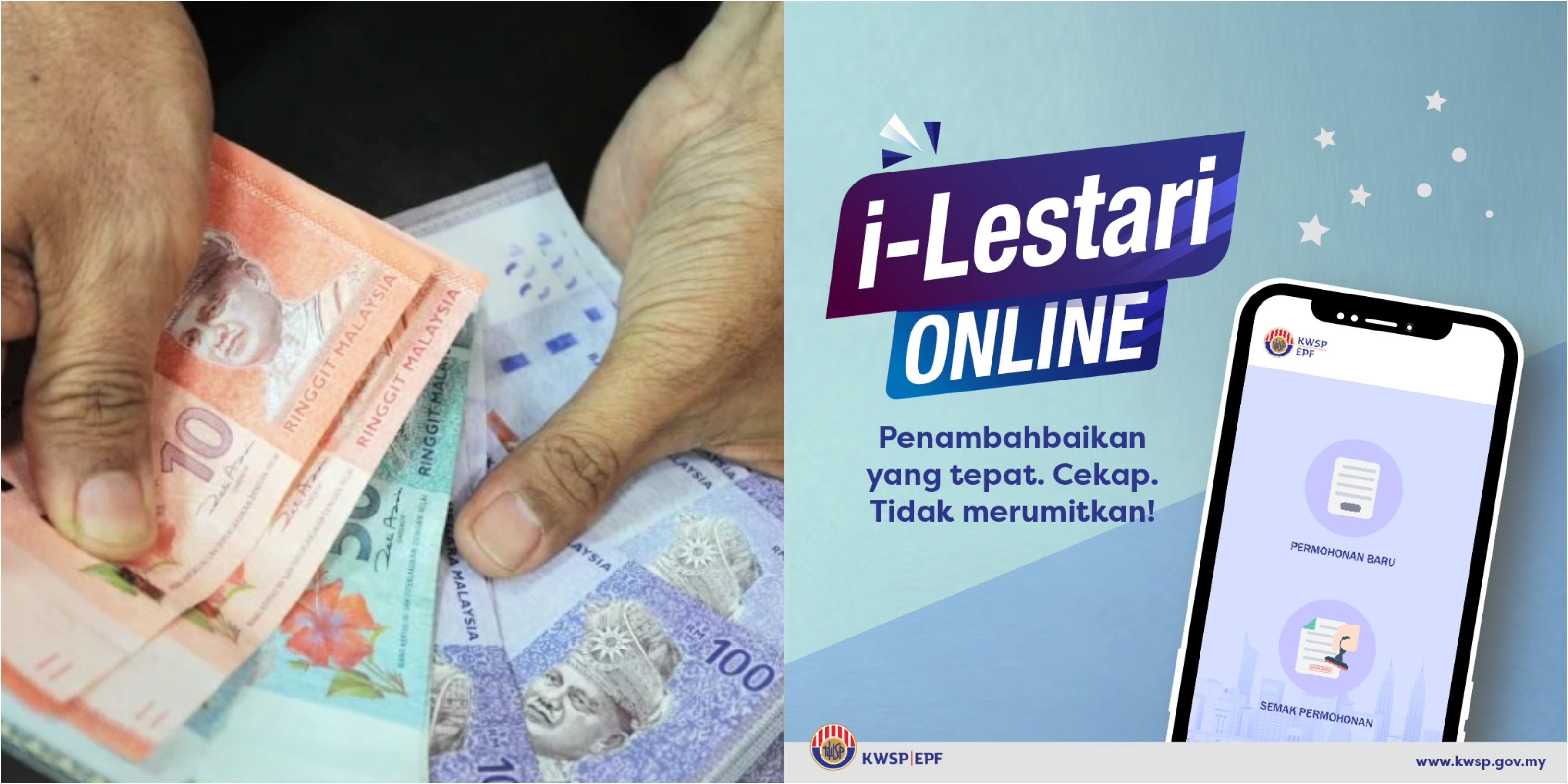Cara Batalkan Pengeluaran i-Lestari KWSP RM500 Sebulan
