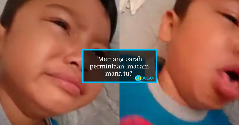 [VIDEO] Lebih 8k Perkongsian, Netizen Terhibur Anak Kecil Ini Menangis Nak Bela Babi