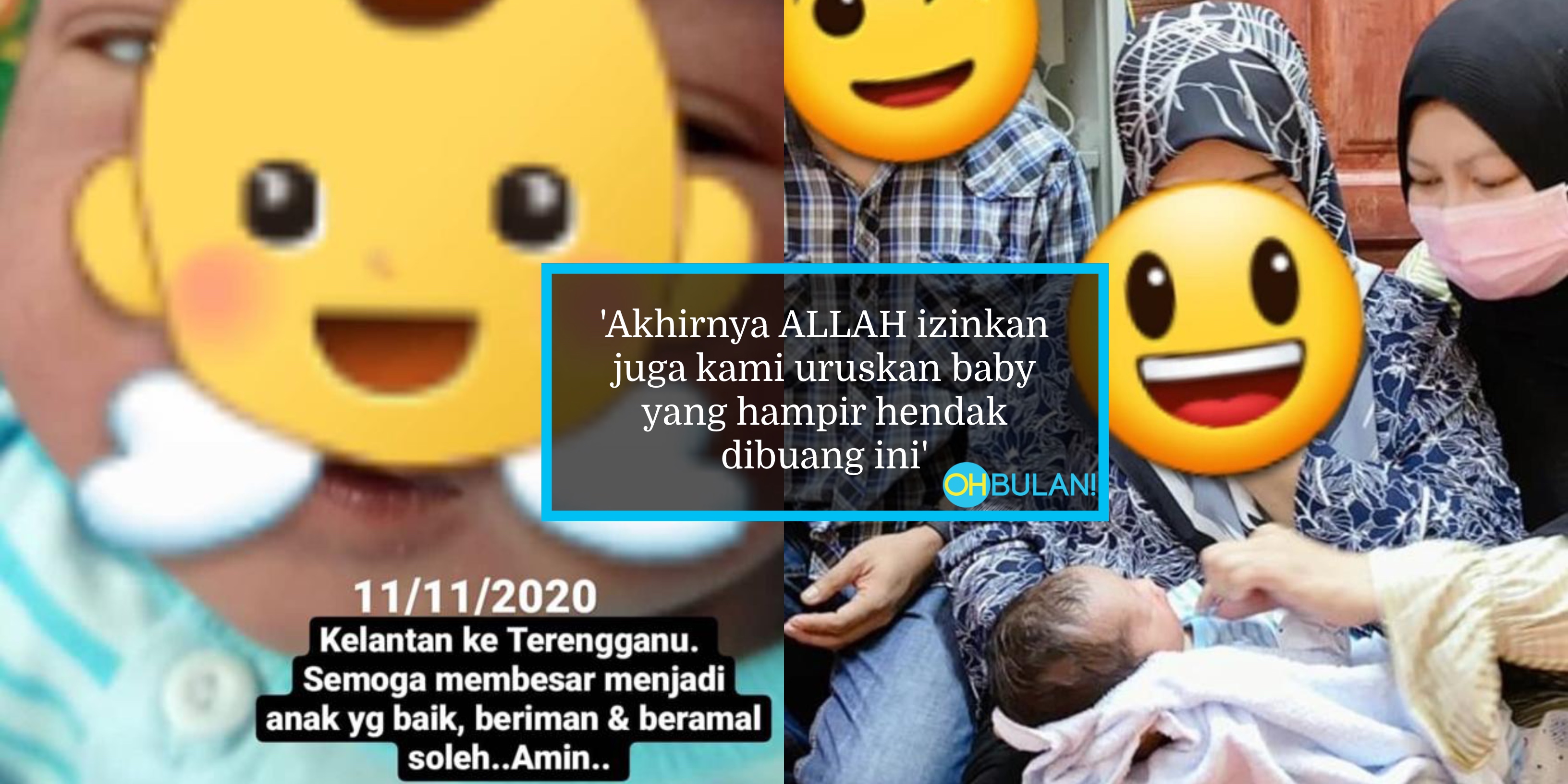 Dari Kelantan Ke Terengganu Semata-Mata Selamatkan Bayi Hampir Dibuang, Tindakan Abby Abadi Terima Pujian