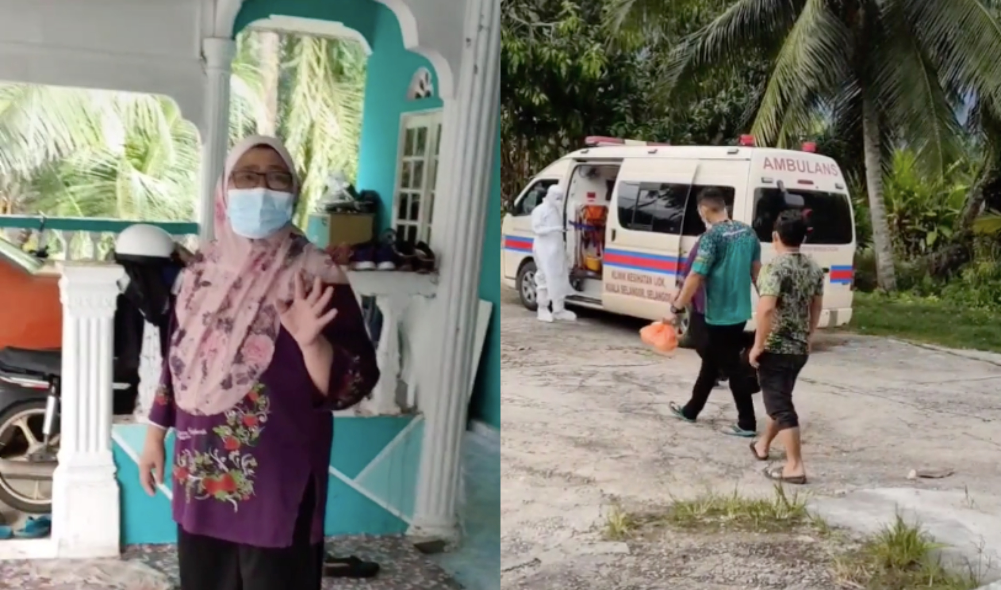 [VIDEO] ‘Bye Mak…’ – Anak Kongsi Detik Sebak Ibu Positif Covid-19 Dijemput Ambulans