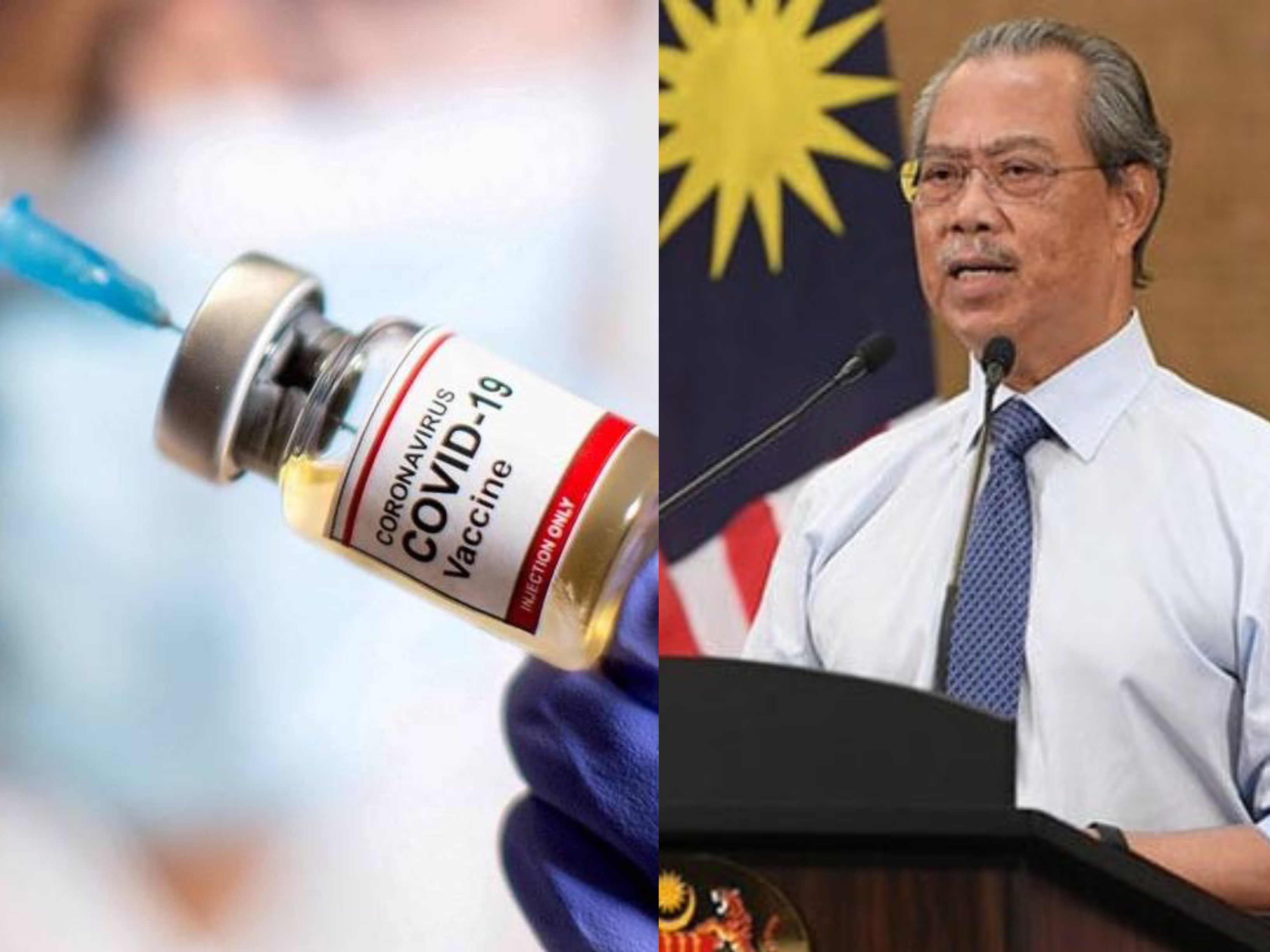 26.5 Juta Rakyat Malaysia Bakal Diberikan Suntikan Vaksin Covid-19 Percuma
