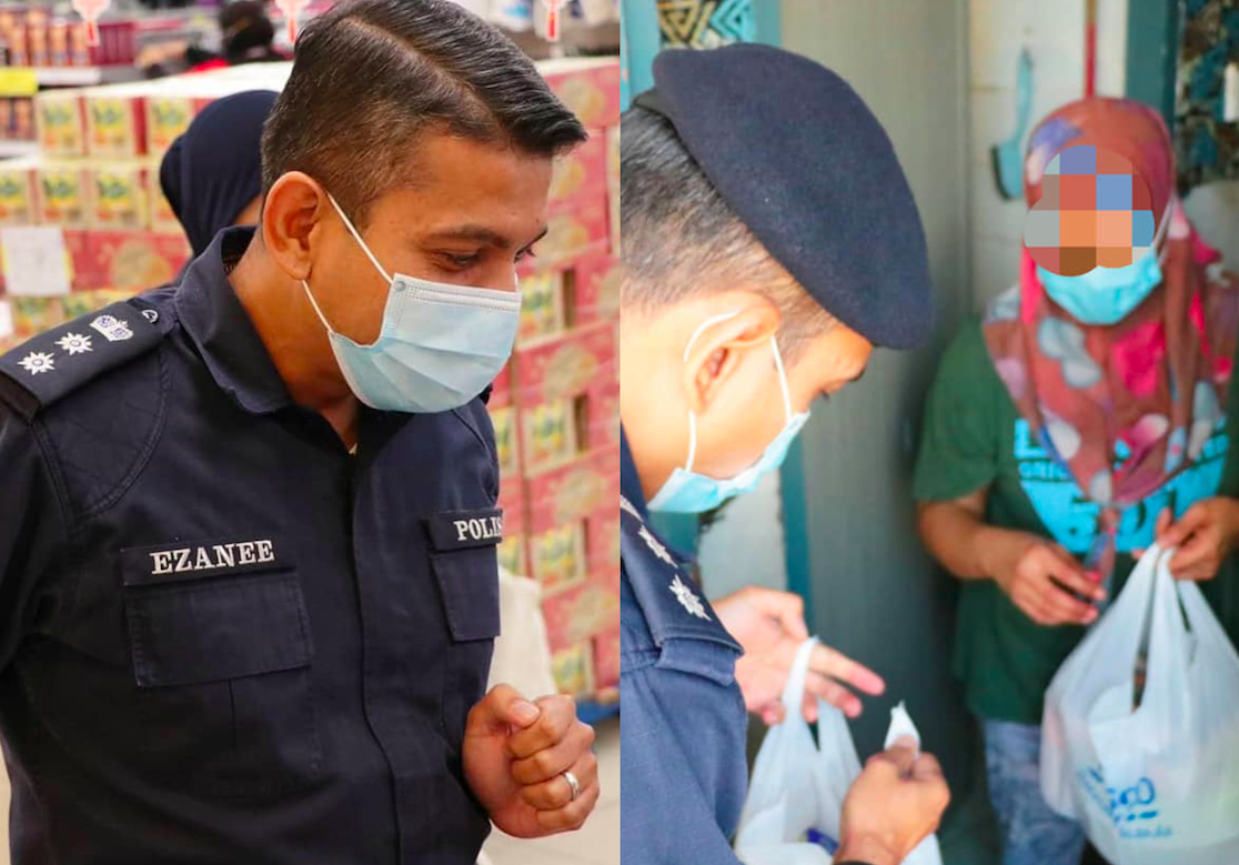 Ketua Polis Petaling Jaya Bantu Wanita Yang Ditahan Curi Ubat & Makanan Untuk Anak