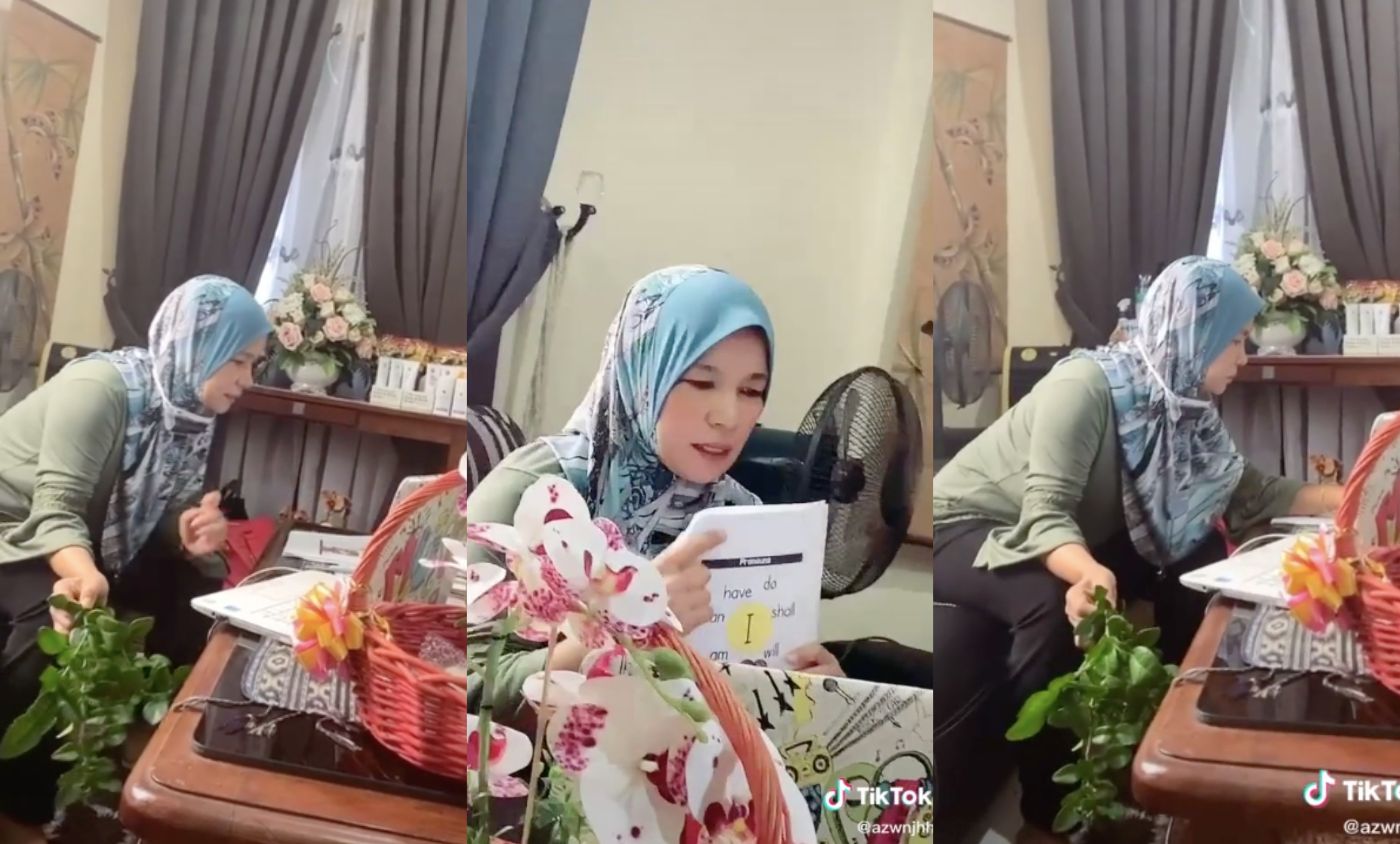 [VIDEO] Dengan Daun Limau Purut Di Tangan Depan Laptop, Telatah Guru Semasa PdPR Tarik Perhatian Netizen!