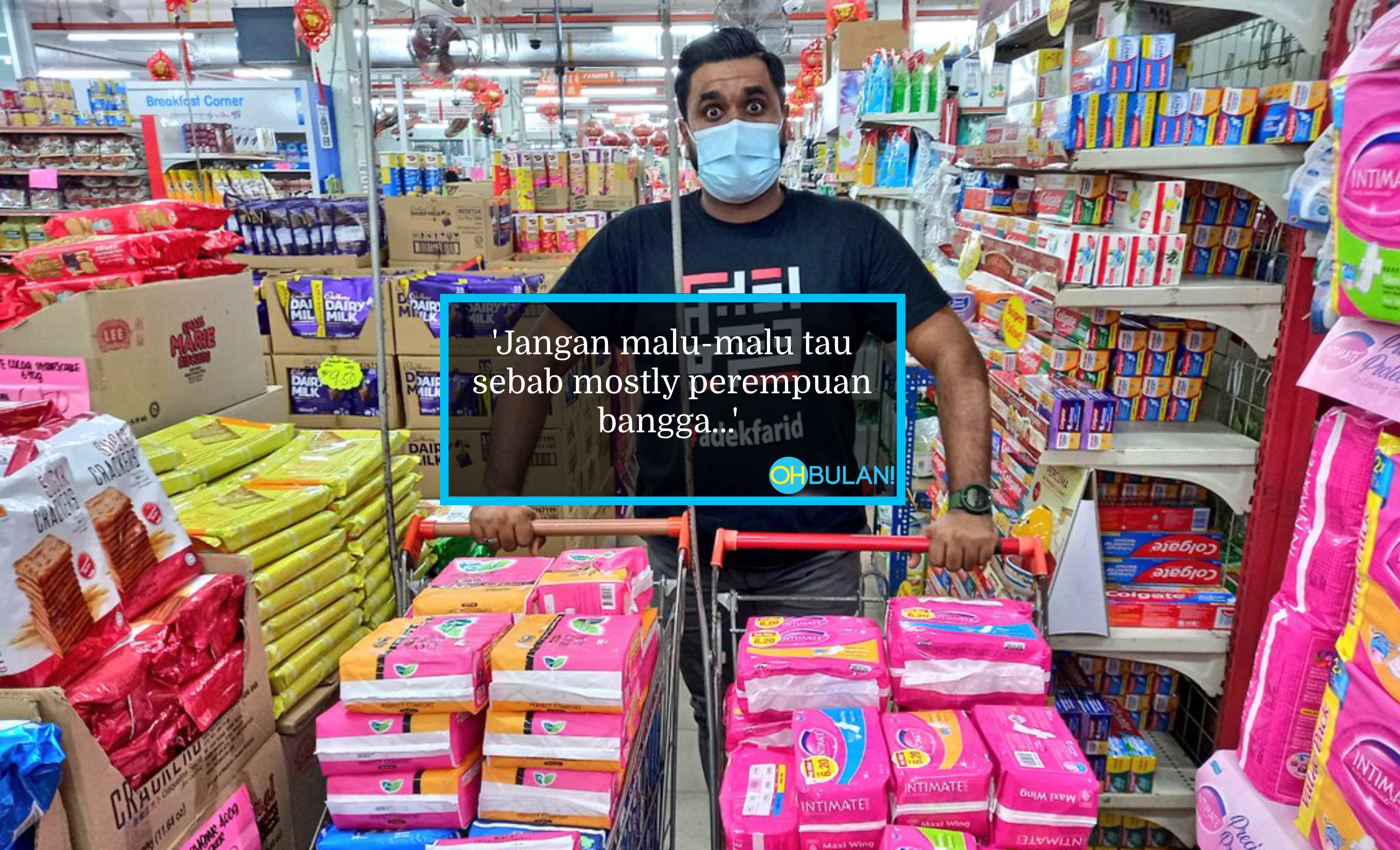 ‘Hang Buat Sempoi Je..’ – Viral Foto Lelaki ‘Borong’ Tuala Wanita, Ini Respon Netizen