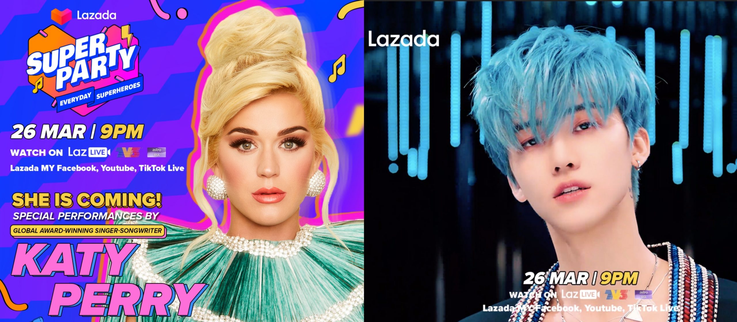 Katy Perry dan NCT Dream Bintang Utama Untuk Sambutan Ulang Tahun Ke-9 Lazada!