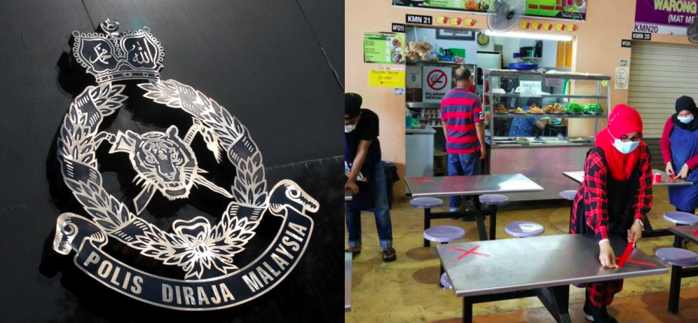 Polis Nafi Kompaun Tukang Masak RM10 Ribu
