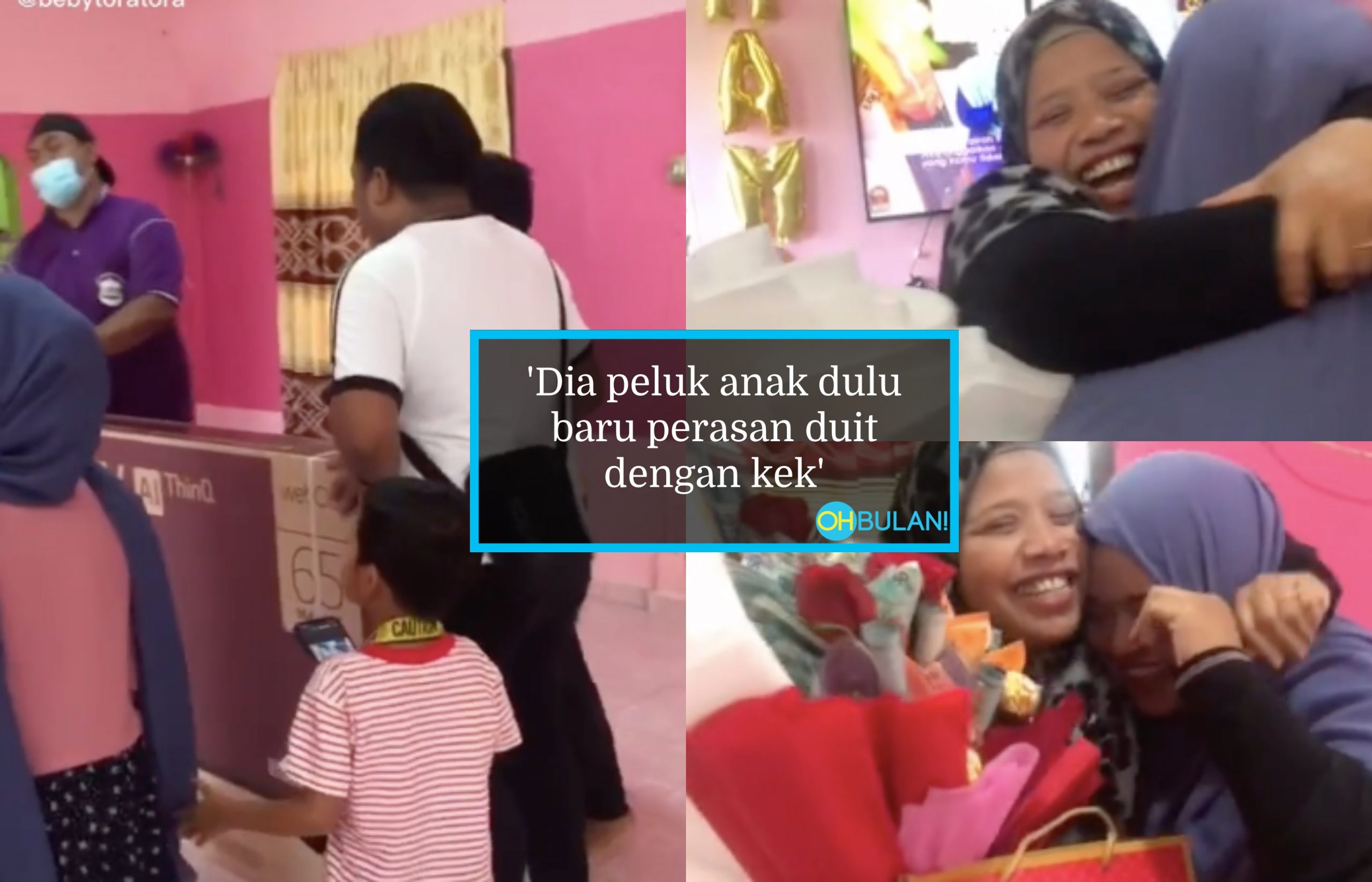 [VIDEO] Balik Kampung ‘Senyap-Senyap’, Anak Buat Surprise Bawa Hadiah RM14k Buat Ibu Undang Sebak