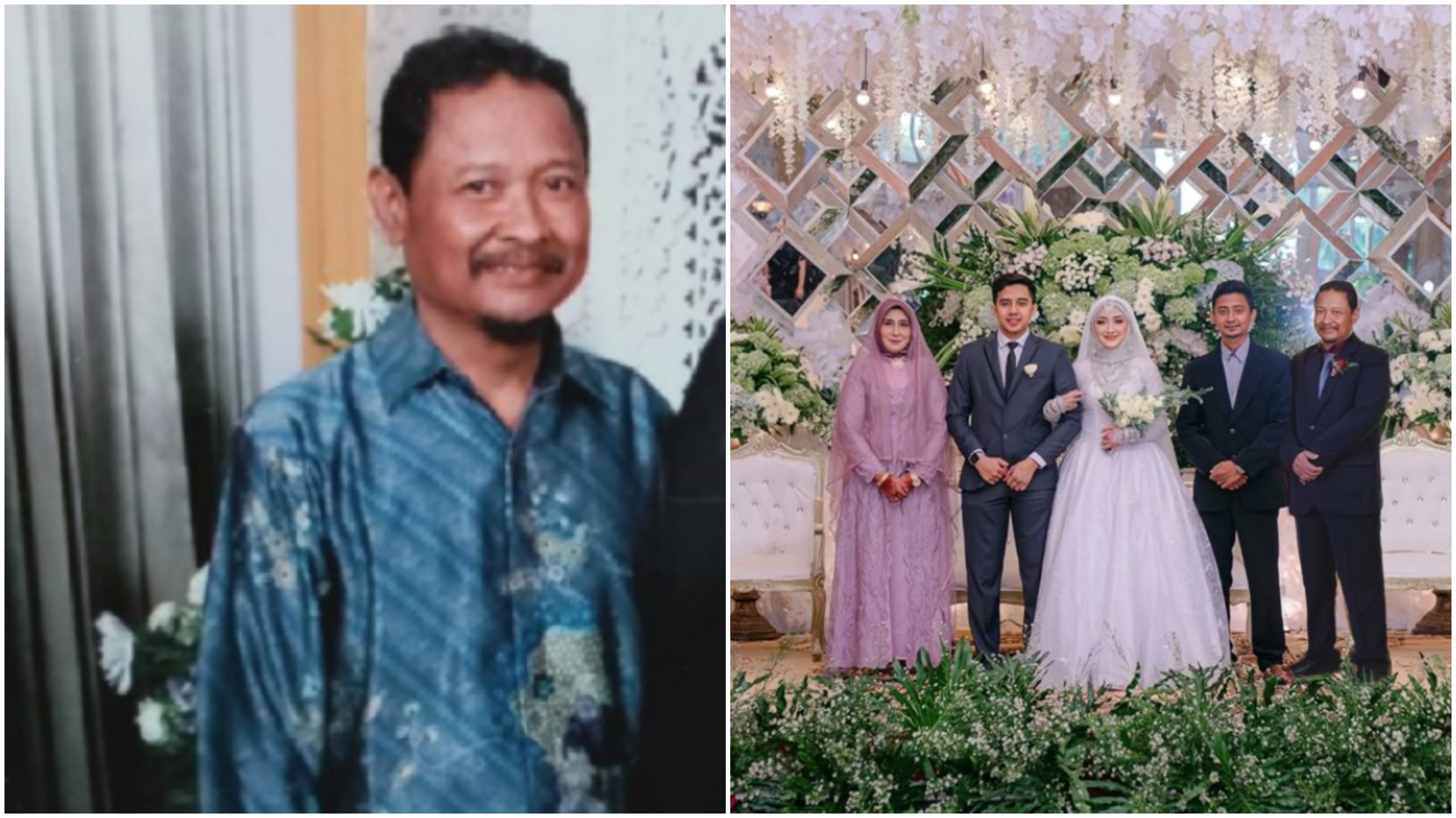 Ayah Meninggal Dunia Sebelum Majlis Kahwin, Lelaki Ini Tolong Edit Gambar Keluarga Bersama Di Atas Pelamin