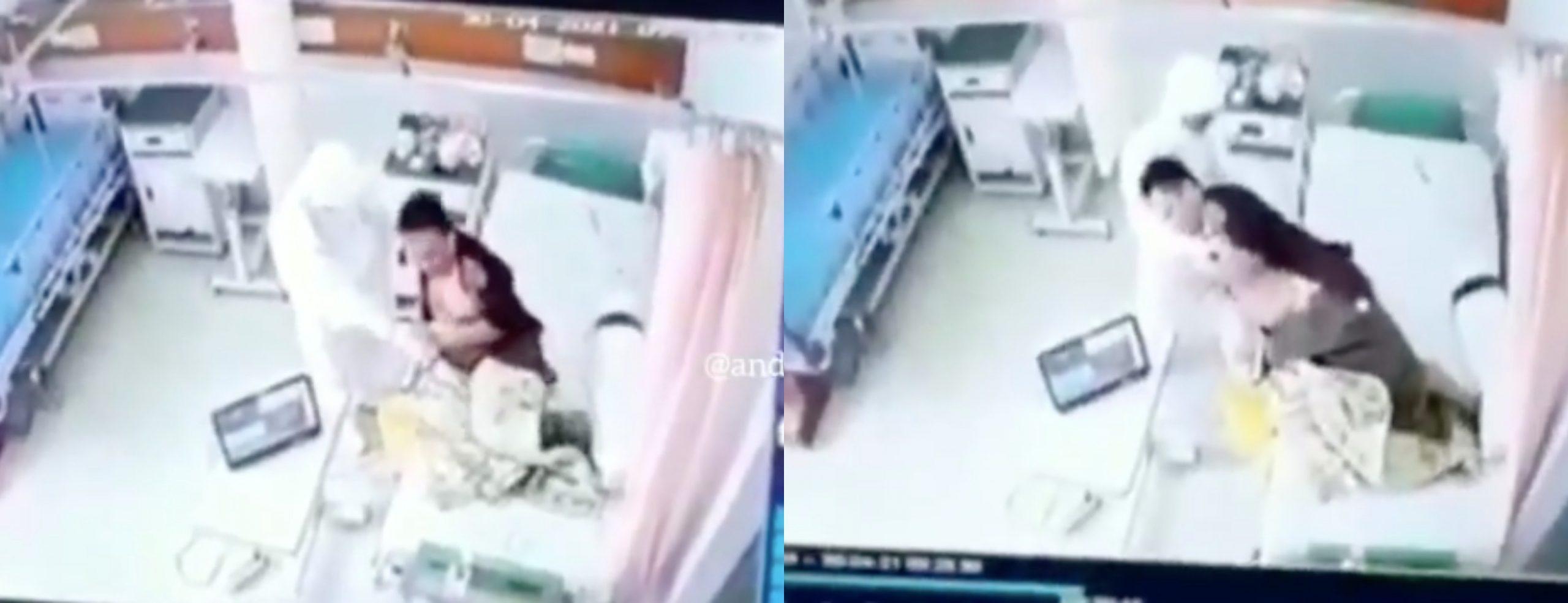 [VIDEO] Tak Nak Masuk Hospital, Pesakit COVID-19 ‘Bersilat’ Depan Petugas Hospital