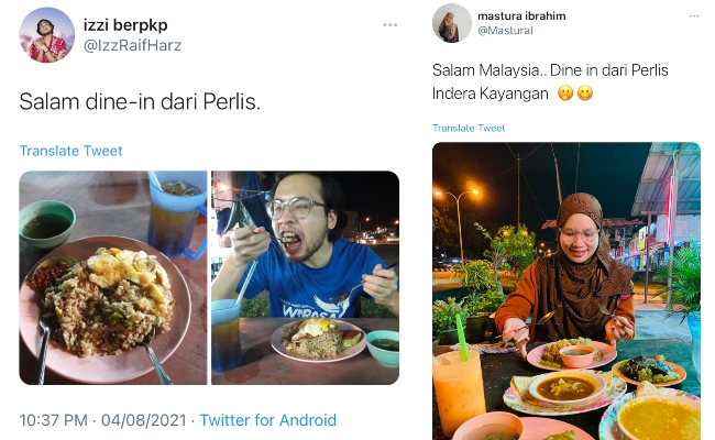Orang Perlis ‘Payung’ Foto Dine-In, Netizen Tak Senang Duduk Sebab Cemburu