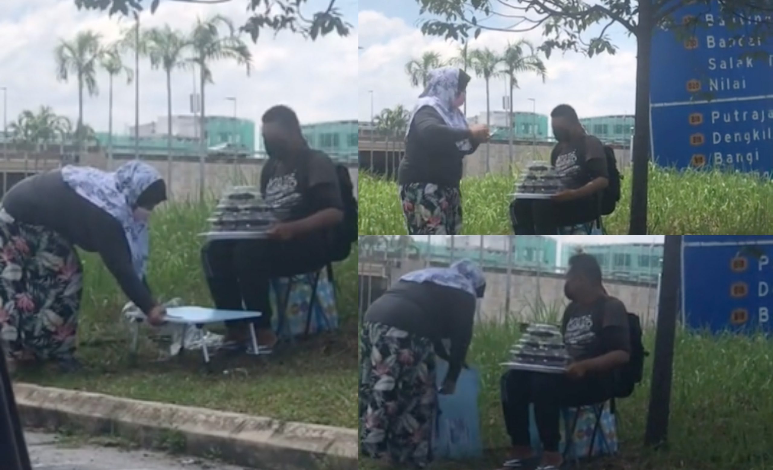 [VIDEO] Simpati Tengok Peniaga Letak Barang Jualan Atas Riba, Wanita Ini Hadiahkan Meja