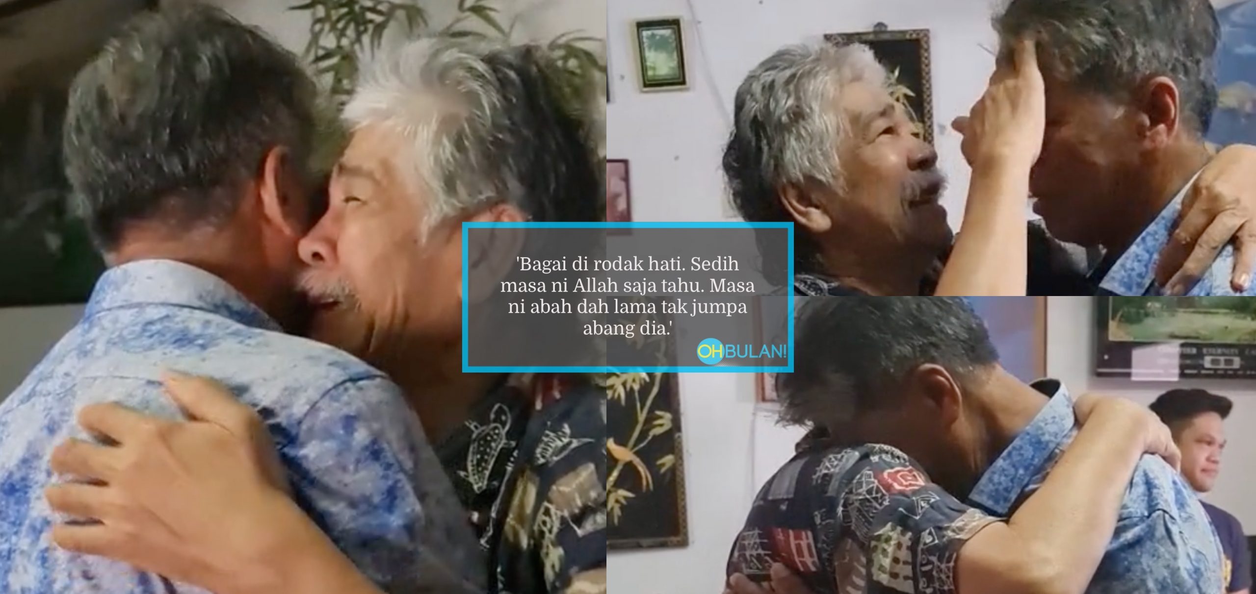 [VIDEO] Setelah Sekian Lama Tidak Jumpa, Pelukan Abang & Adik Bikin Sebak