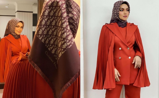 Penampilan Siti Nurhaliza Curi Perhatian Lagi, Netizen Cari Harga Tudung Rupanya Sehelai RM4,100