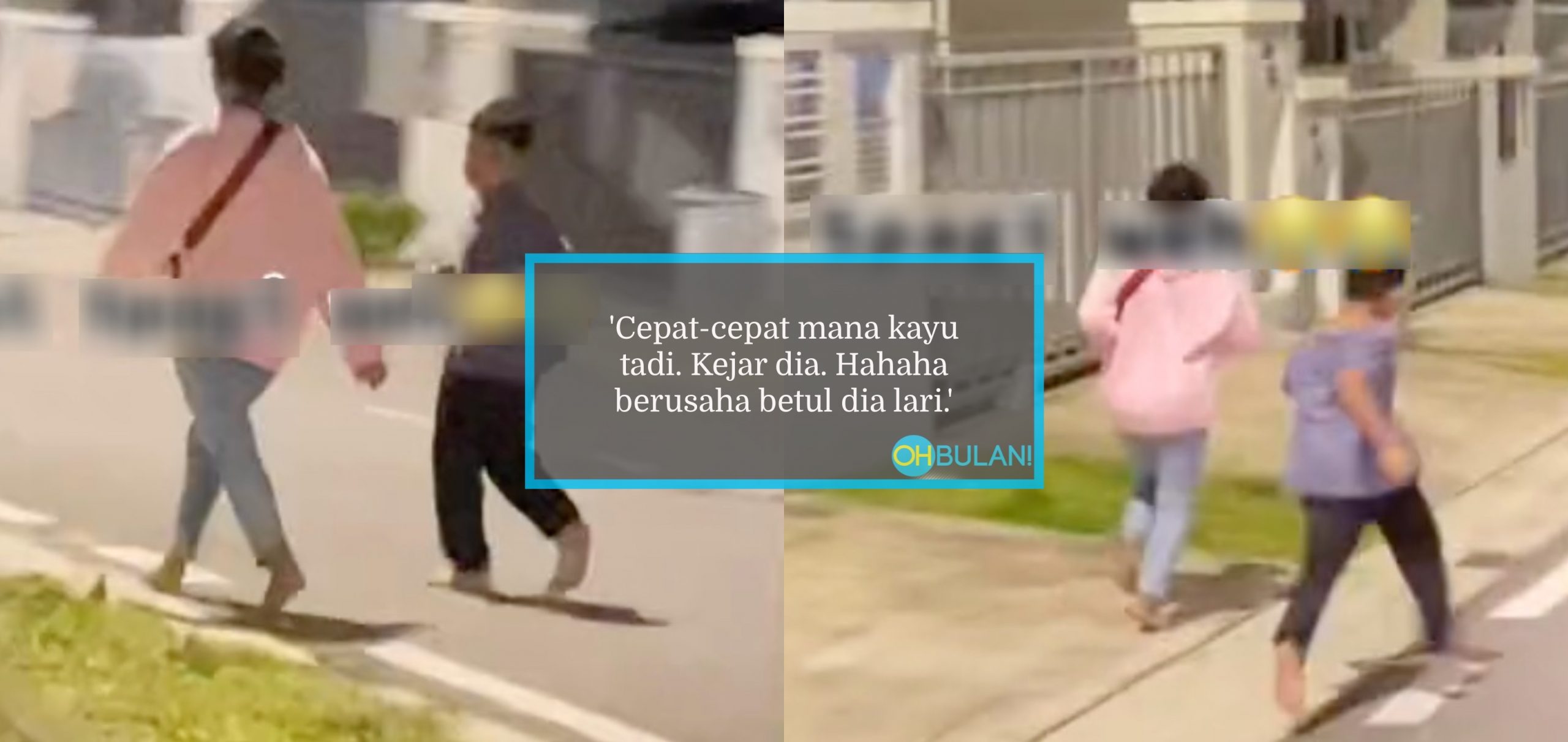 [VIDEO] Lari Dari Rumah Sebab Telefon Kena Rampas, Kakak Terpaksa Kejar Adik Pukul 5 Pagi