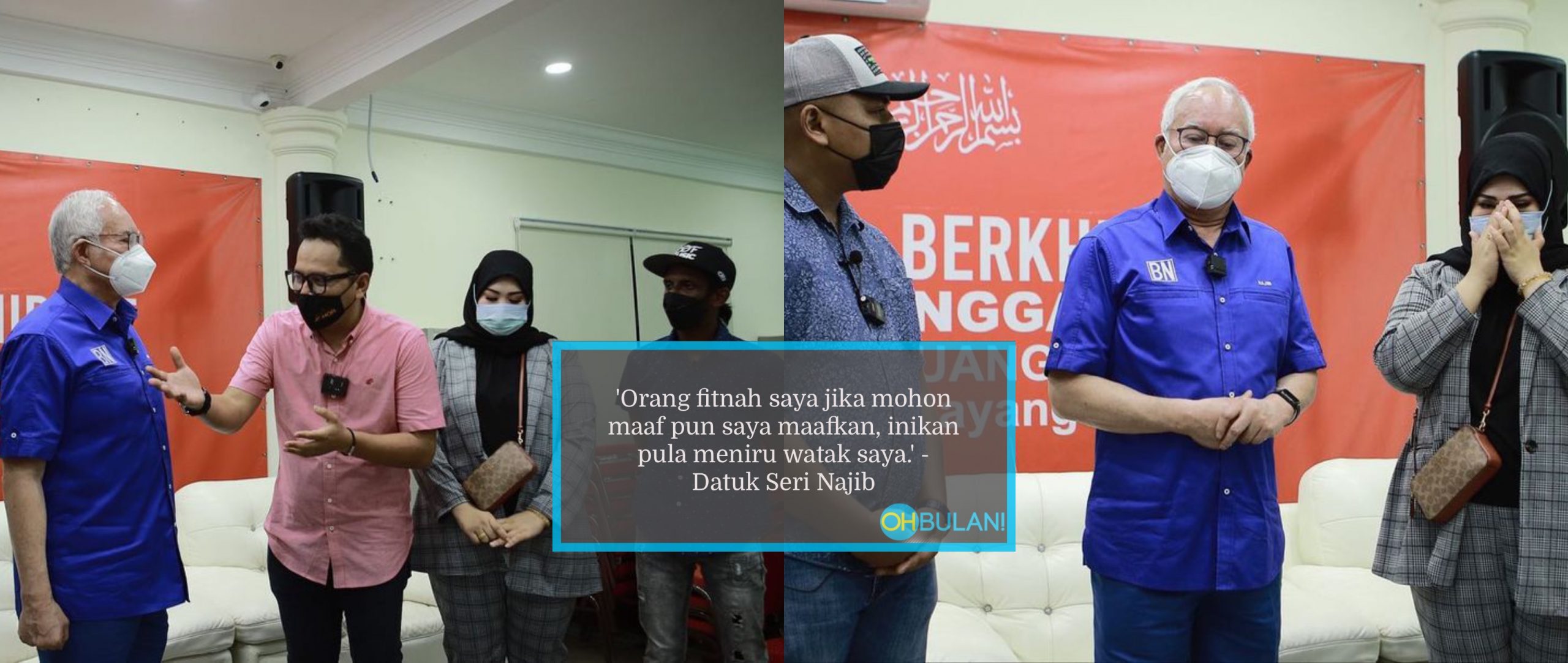 ‘Kami Tiada Niat Buruk’ – Buat Lawak Parodi Najib Razak & Rosmah Di MLM2021, Kumpulan Puteh Mohon Maaf