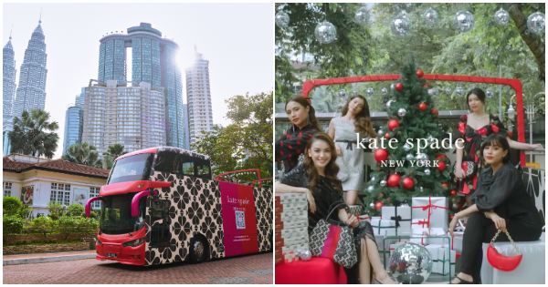 Sambutan Holiday Season Kate Spade New York Meriah Bersama Holiday Festive Bus!