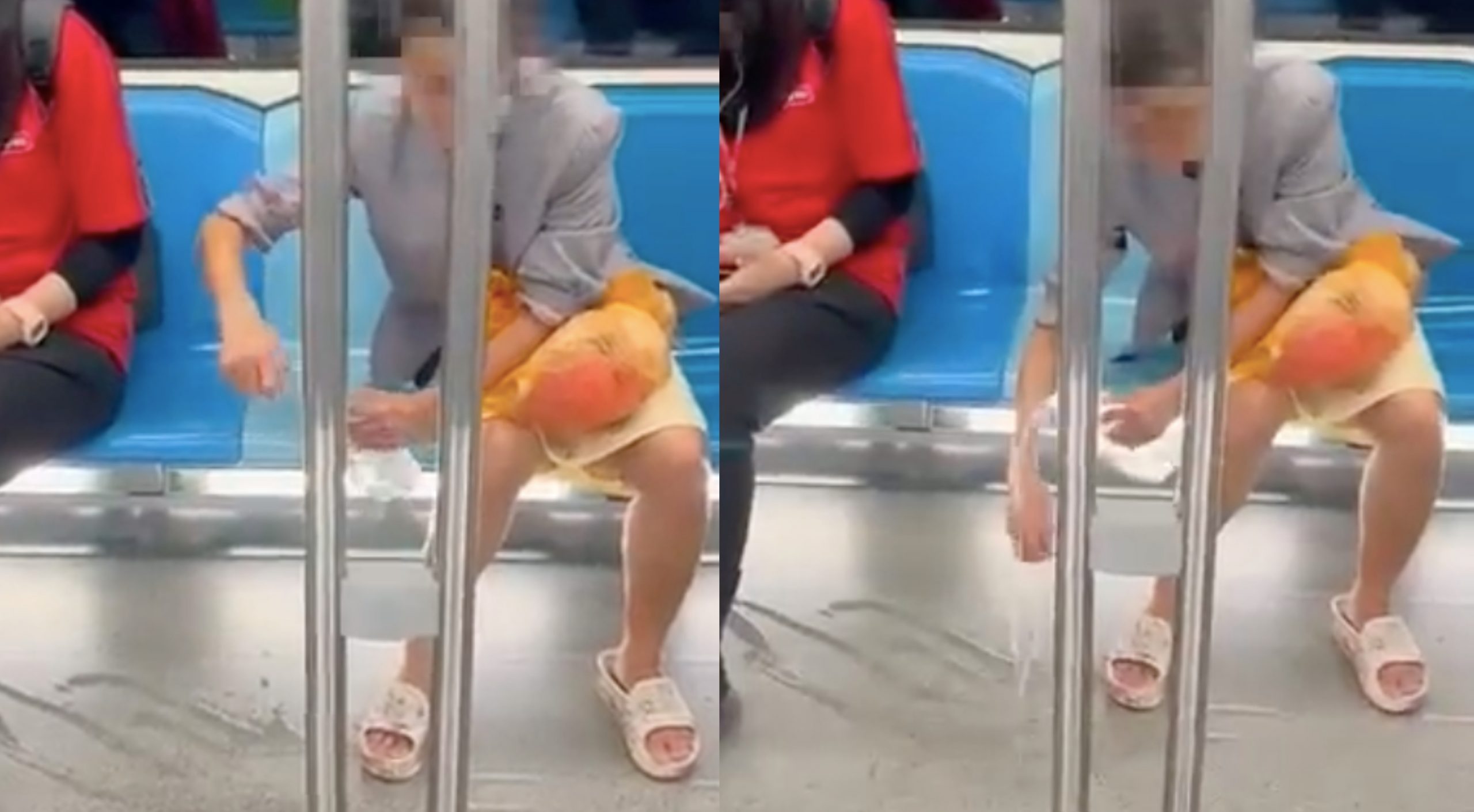 [VIDEO] Selamba Basuh Tangan Kotor Dalam MRT, Ramai Dakwa Selalu Nampak ‘Auntie’ Ini