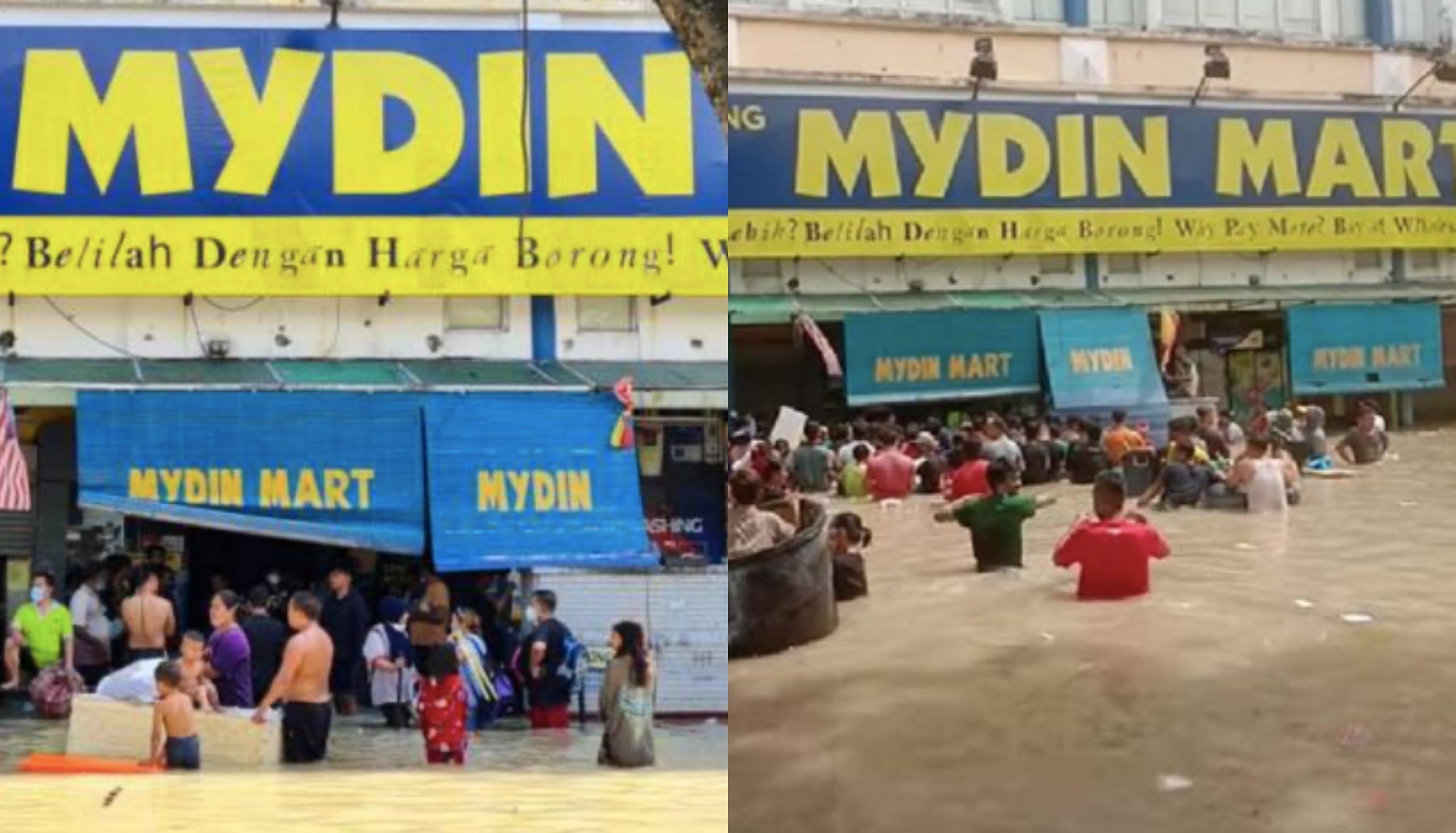 Viral Video Mangsa Banjir Pecah Masuk Mydin Mart, Pengarah Urusan Mydin Halalkan Demi Kelangsungan Hidup