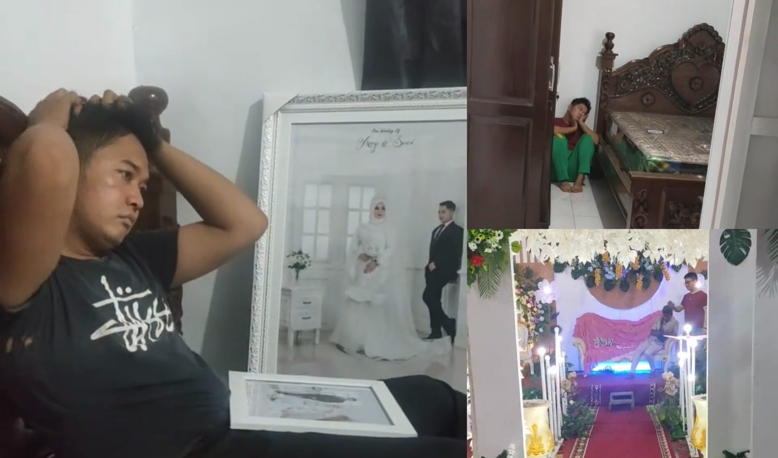 [VIDEO] Alami Kemurungan Tak Jadi Kahwin, Lelaki Habiskan Masa Termenung Tatap Foto ‘Pre Wedding’