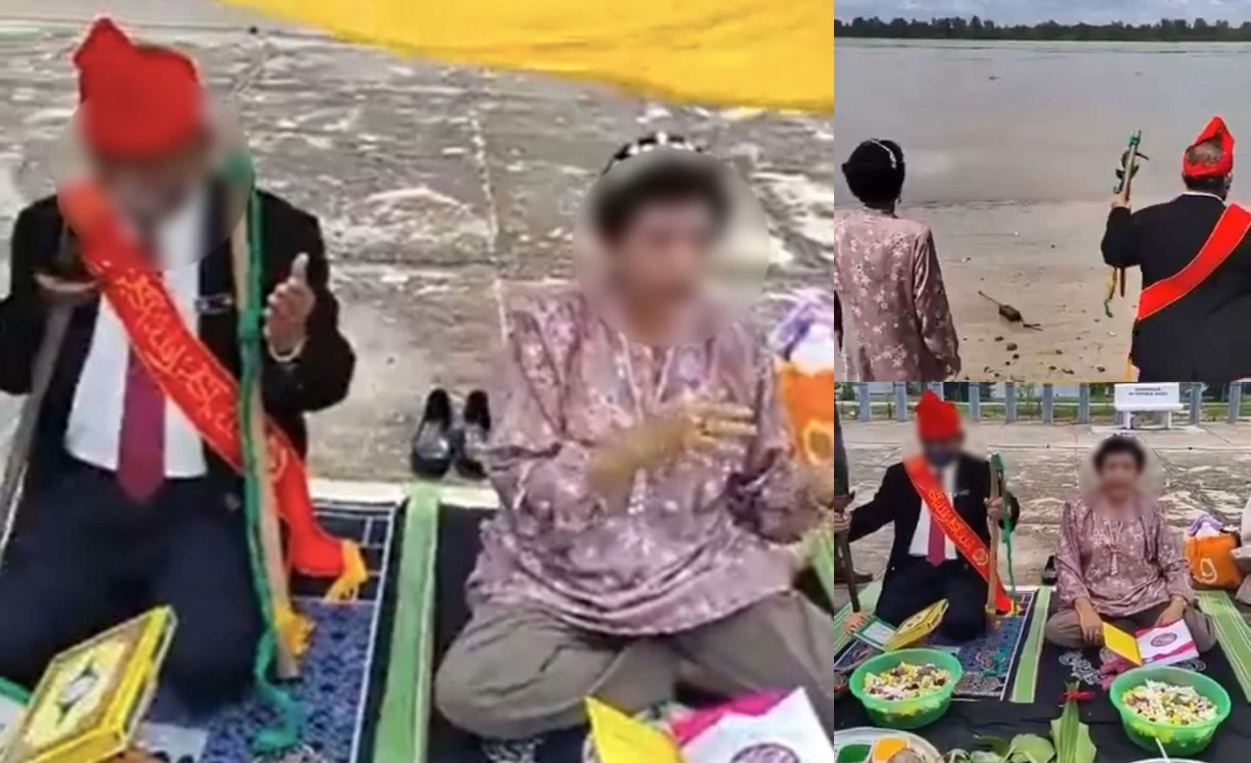 Viral Video Lakukan Ritual ‘Tolak’ Banjir, Raja Bomoh & Puteri Zaleha Disiasat