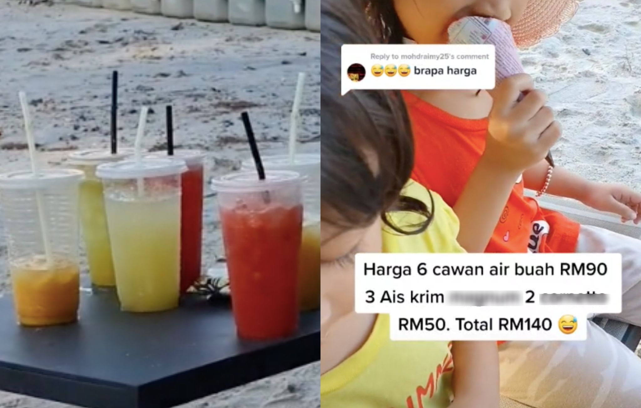6 Air Buah, 5 Aiskrim RM140… – ‘Boleh Pergi Haji Balik Hari’