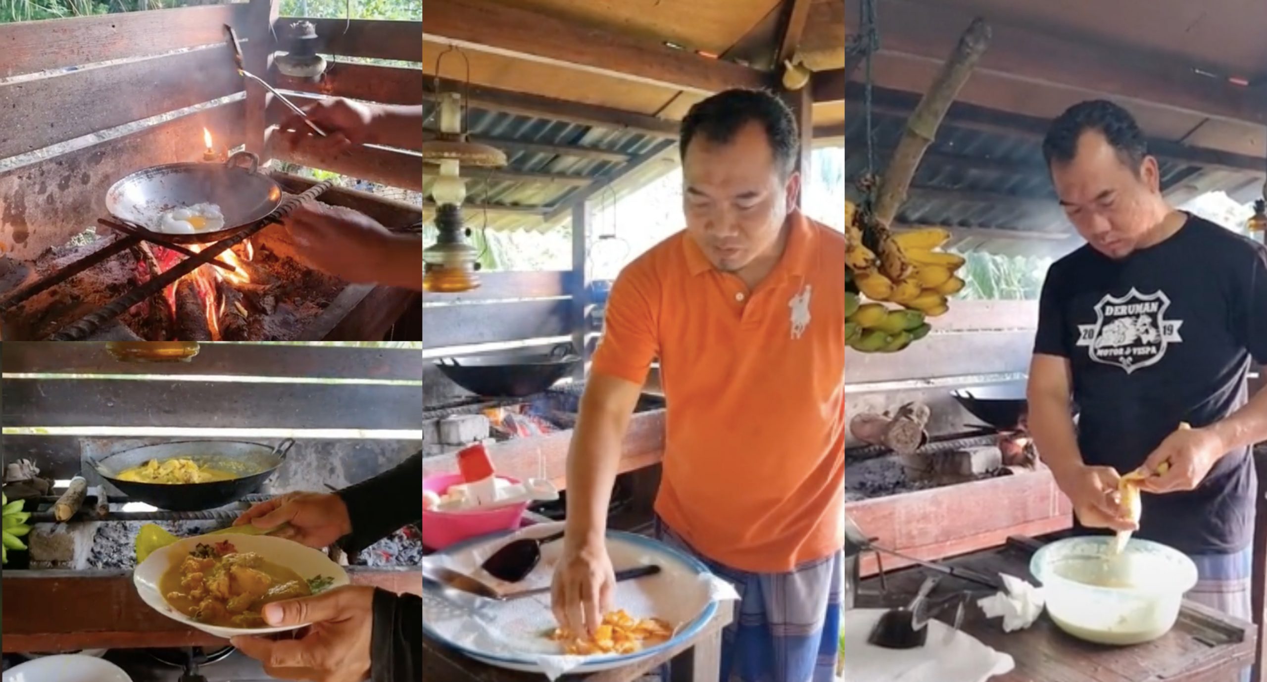 Video Masak Guna Kayu Arang Raih Jutaan Tontonan, Imbau Kenangan Dulu-Dulu Tinggal Di Kampung