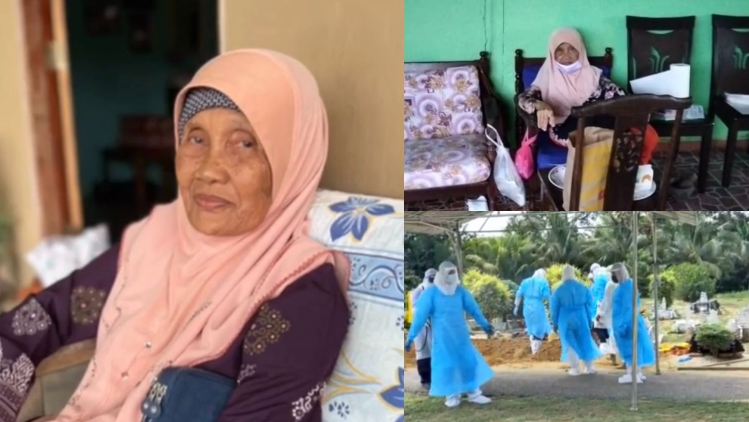 Nenek Meninggal Dunia Lepas Dua Hari Positif Covid-19, Individu Ini Pesan Jangan Bawa Warga Emas Pergi Kenduri