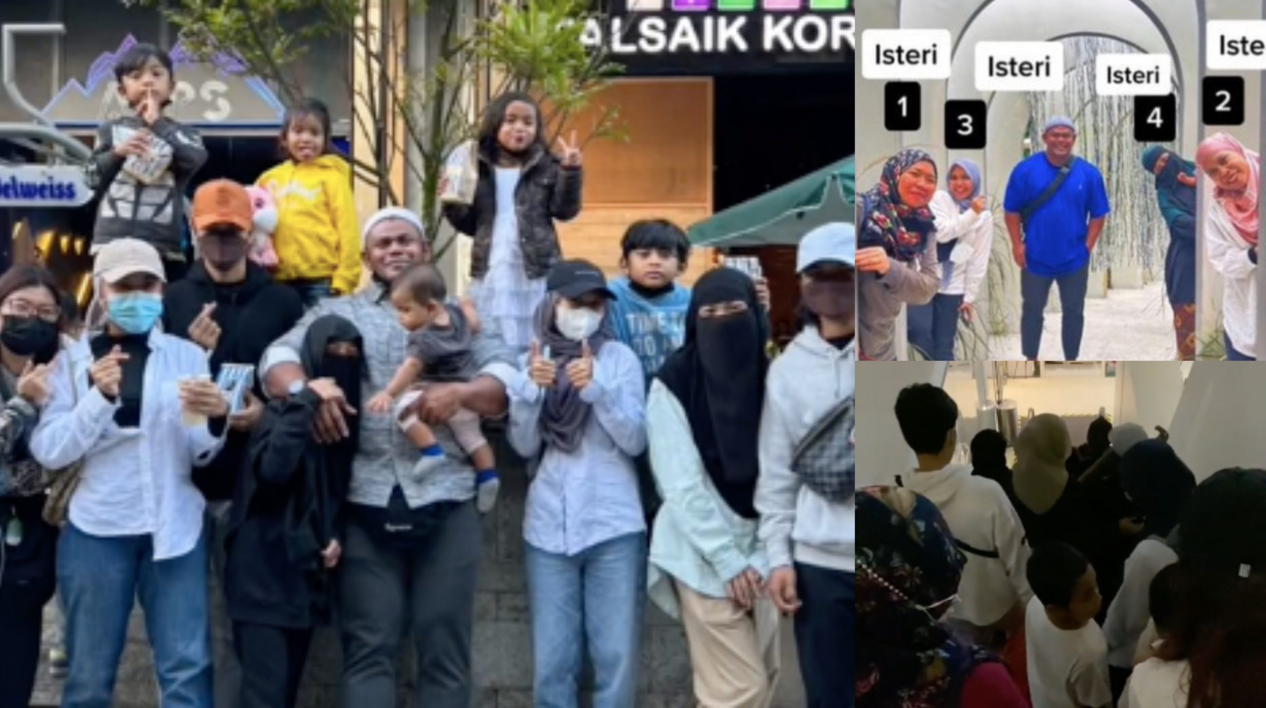 [VIDEO] Netizen Teruja Tengok Lelaki Ini Bawa 4 Isteri & 13 Anak ‘Shopping’ Raya – ‘Dah Macam Trip Company’