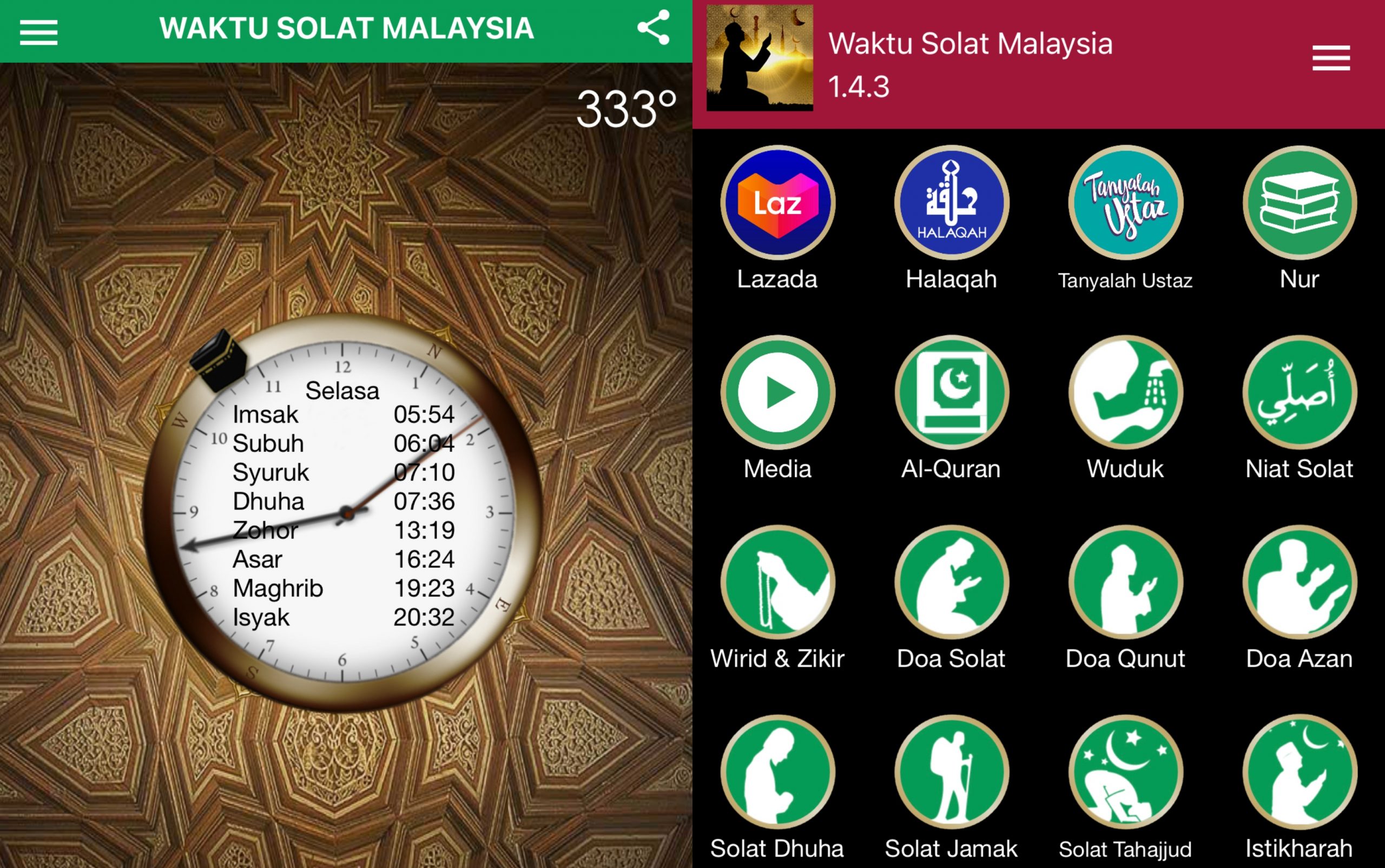5 Ciri Khas Aplikasi Waktu Solat Malaysia Sepanjang Ramadan