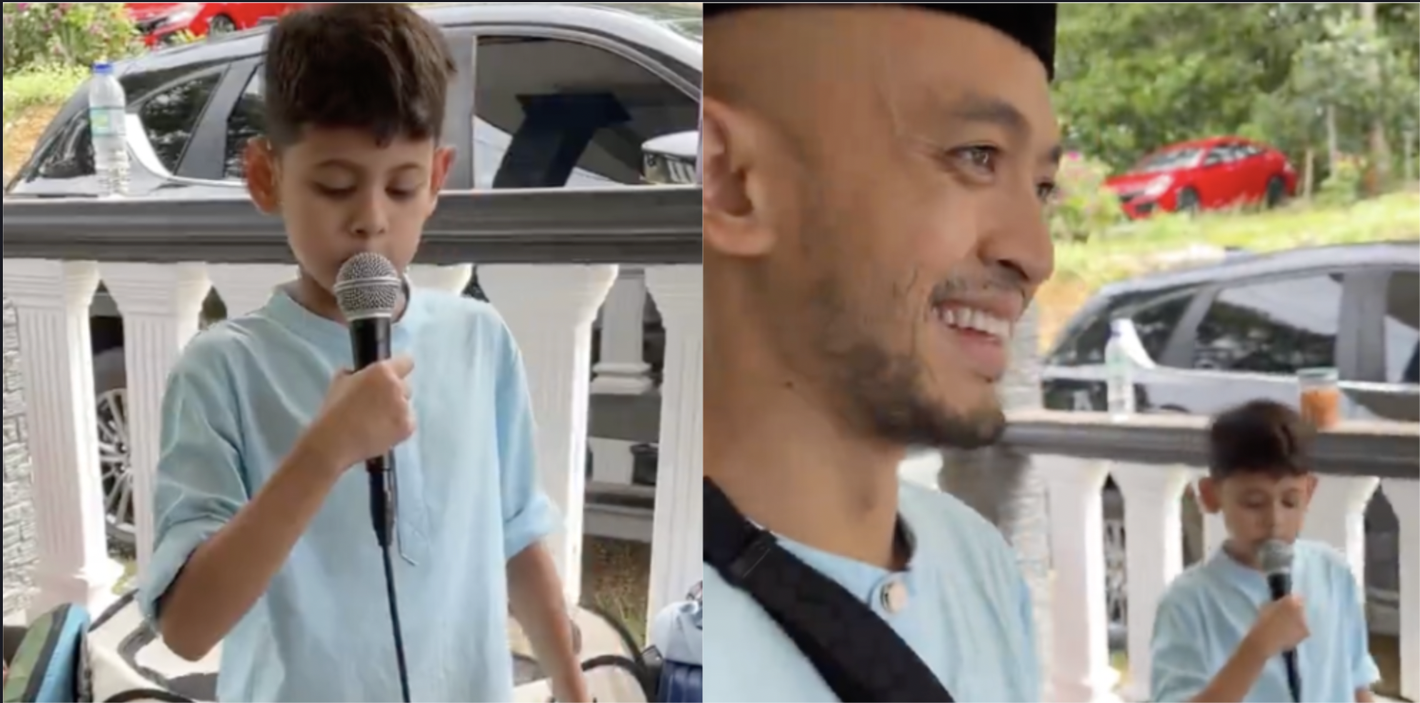 [VIDEO] Anak Tomok Cover Lagu Meraung, Netizen Cakap Kalau Buat Rambut Belah Tengah Mesti Handsome